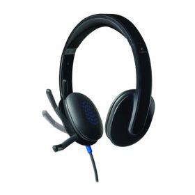   LOGITECH Fejhallgató, mikrofonnal, USB csatlakozás, LOGITECH "H540"