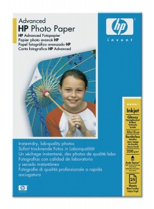 HP Q8691A Fotópapír, tintasugaras, 10x15, 250 g, fényes, HP