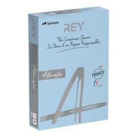   REY Másolópapír, színes, A4, 80 g, REY "Adagio", pasztell kék