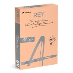   REY Másolópapír, színes, A4, 80 g, REY "Adagio", pasztell lazac