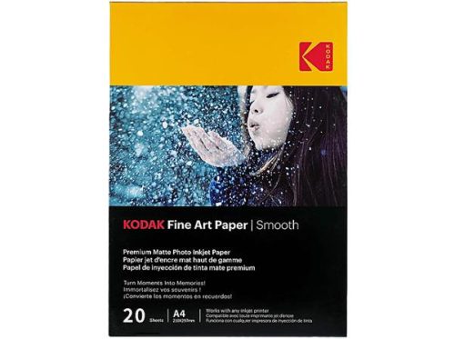 KODAK Fotópapír, tintasugaras, A4, 230 g, matt, KODAK "Fine Art"