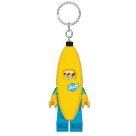   LEGO Kulcstartó, LED világítással, LEGO "Banana Guy"