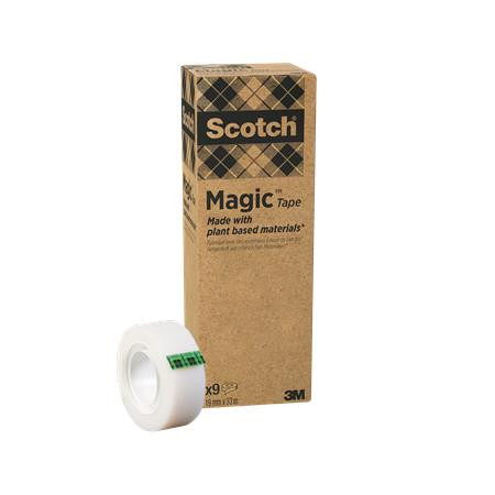 3M SCOTCH Ragasztószalag, 19 mm x 33 m, környezetbarát, 3M "Scotch® Magic™", áttetsző