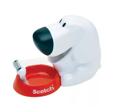 3M SCOTCH Ragasztószalag-adagoló, asztali, feltöltött, 3M SCOTCH "C31", kutya