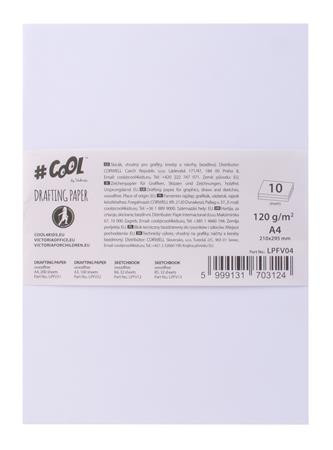 COOL BY VICTORIA Rajzlap, famentes, A4, 120 g/m2, COOL BY VICTORIA