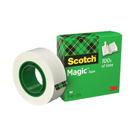 3M SCOTCH Ragasztószalag, 19 mm x 33 m, 3M SCOTCH "Magic Tape 810"