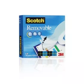   3M SCOTCH Ragasztószalag, 19 mm x 33 m, eltávolítható, 3M SCOTCH "Removable 811"