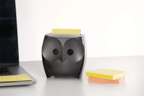 3M POSTIT Jegyzettömb adagoló, "Z", 3M POSTIT "Bagoly", fekete