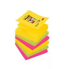   3M POSTIT Öntapadó jegyzettömb, "Z", 76x76 mm, 6x90 lap, 3M POSTIT, "Super Sticky Carnival"