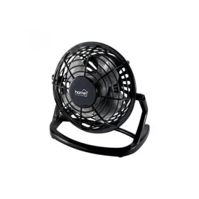HOME Asztali ventilátor, USB, 10 cm, HOME, fekete