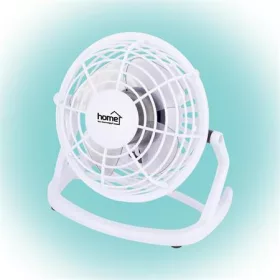 HOME Asztali ventilátor, USB, 10 cm, HOME, fehér