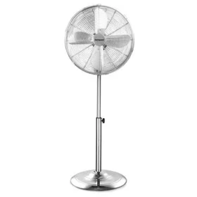 TECHWOOD Álló ventilátor, 40 cm, 50 W, TECHWOOD, króm