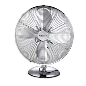 TECHWOOD Asztali ventilátor, 30 cm, 45 W, TECHWOOD, króm