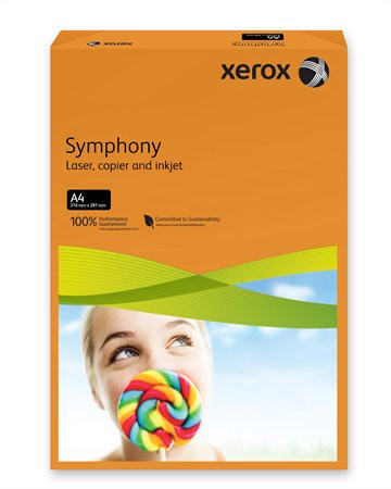 XEROX Másolópapír, színes, A4, 80 g, XEROX "Symphony", narancs (intenzív)