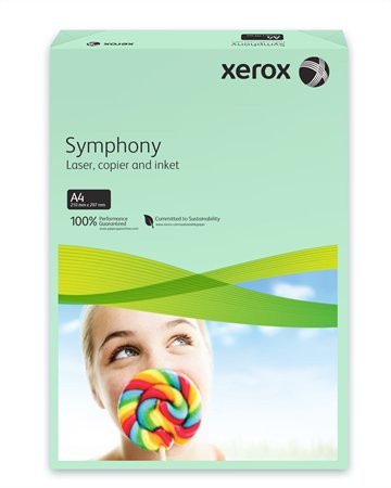 XEROX Másolópapír, színes, A4, 80 g, XEROX "Symphony", zöld (közép)