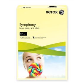   XEROX Másolópapír, színes, A4, 80 g, XEROX "Symphony", világossárga (pasztell)