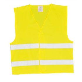 . Jelzőmellény, két csíkos, EU szabvány, L/XL