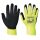 . Védőkesztyű, nylon, latexhab, tenyerén mártott, S méret "Hi-Vis Grip", sárga