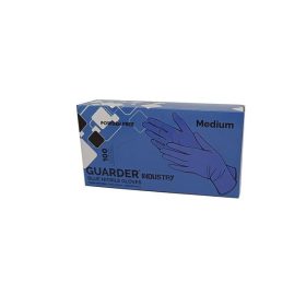   . Védőkesztyű, egyszer használatos, nitril, L méret, 100 db, púder nélküli, kék