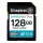 KINGSTON Memóriakártya, SDXC, 128GB, C10/UHS-I/U3/V30, Gen4,KINGSTON "Canvas Go! Plus"