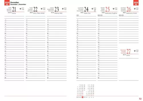 REALSYSTEM Tanári zsebkönyv, heti, 2026/2027 tanév, REALSYSTEM, akvarell