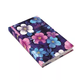   REALSYSTEM Diák zsebkönyv, heti, 2026/2027 tanév, REALSYSTEM, szirmok