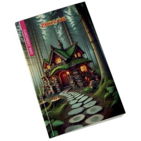   REALSYSTEM Diák zsebkönyv, heti, 2025/2026 tanév, REALSYSTEM, meseház