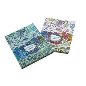   REALSYSTEM Színezd a napod barátság könyv, heti, 2026/2027 tanév, REALSYSTEM, kék