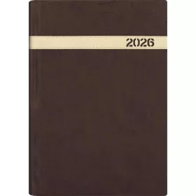   DAYLINER Naptár, tervező, B5, heti, DAYLINER "The Boss", barna