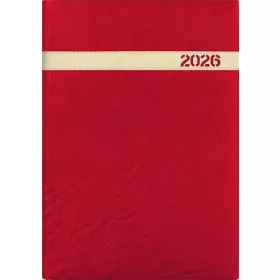   DAYLINER Naptár, tervező, B5, heti, DAYLINER, "The Boss", bordó