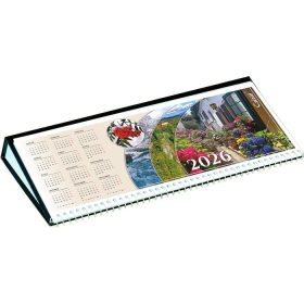   CSIZIO Naptár, asztali, fekvő, CSÍZIÓ "Öko", fekete