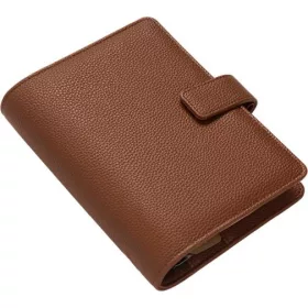   FILOFAX Kalendárium, gyűrűs, betétlapokkal, personal méret, FILOFAX "Camden", mokka