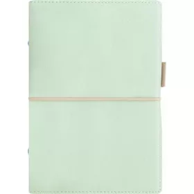   FILOFAX Kalendárium, gyűrűs, betétlapokkal, A5 méret, FILOFAX, "Domino" Soft", pasztellzöld