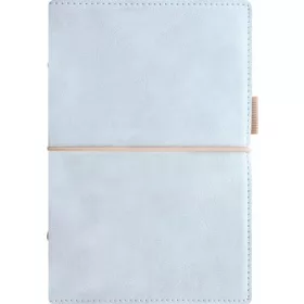   FILOFAX Kalendárium, gyűrűs, betétlapokkal, A5 méret, FILOFAX, "Domino" Soft", pasztellkék