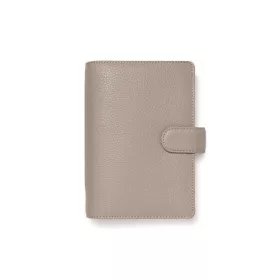   FILOFAX Kalendárium, gyűrűs, betétlapokkal, personal méret, FILOFAX "Norfolk", barnásszürke