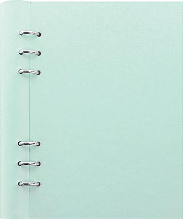 FILOFAX Tervező, naptár és füzet betéttel, A5, FILOFAX "Clipbook Classic Pastel", pasztellzöld