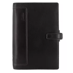   FILOFAX Kalendárium, gyűrűs, betétlapokkal, personal méret, FILOFAX, "Holborn", fekete