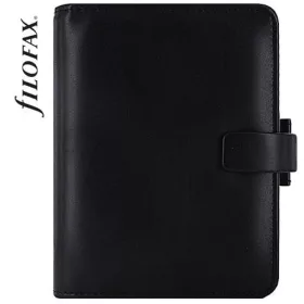   FILOFAX Kalendárium, gyűrűs, betétlapokkal, pocket méret, FILOFAX, "Metropol", fekete