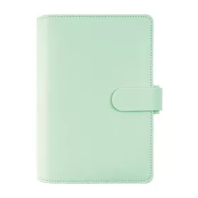   FILOFAX Kalendárium, gyűrűs, betétlapokkal, personal méret, FILOFAX "Saffiano", menta
