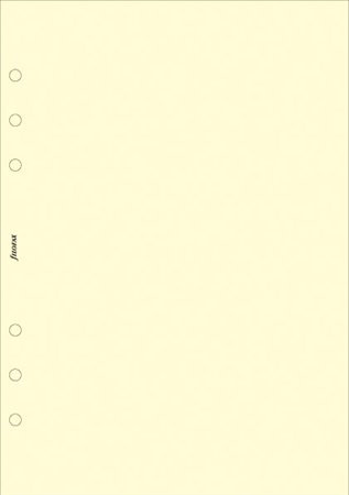 FILOFAX Kalendárium betét, jegyzetlap, personal méret, sima, FILOFAX, krémszín