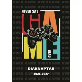   TOPTIMER Diáknaptár, 2026/2027 tanév, B6, heti, TOPTIMER "Gamer"