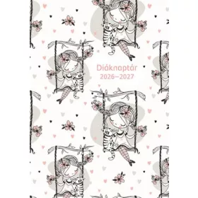   TOPTIMER Diáknaptár, 2026/2027 tanév, B6, heti, TOPTIMER "Hintázó kislány"