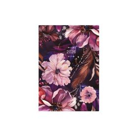   TOPTIMER Naptár, tervező, B6, heti, TOPTIMER "Joy", lila