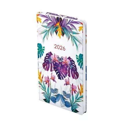 TOPTIMER Naptár, tervező, A5, heti, keskeny, TOPTIMER, "Joy", pálma