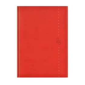   TOPTIMER Naptár, tervező, B5, heti, TOPTIMER "Linea", piros