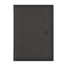   TOPTIMER Naptár, tervező, B5, heti, TOPTIMER "Linea", sötétszürke
