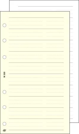 SATURNUS Kalendárium betét, telefon bianco, "L", SATURNUS, chamois