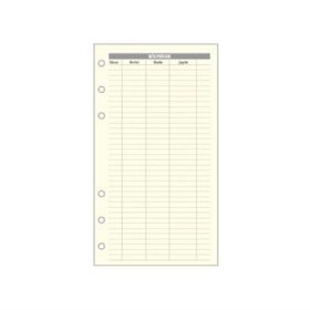   SATURNUS Kalendárium betét, költségtervező "L", SATURNUS