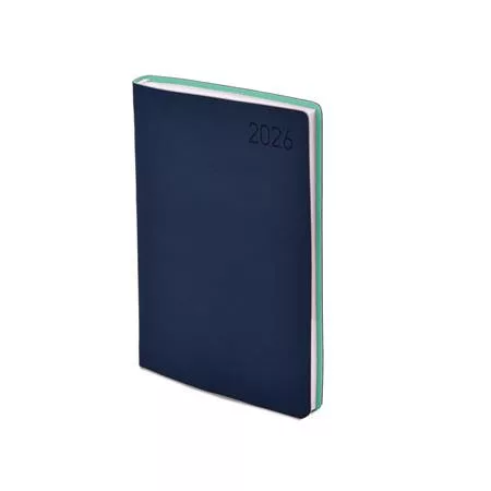 TOPTIMER Naptár, tervező, B6, heti, TOPTIMER "Madeira", kék-türkiz