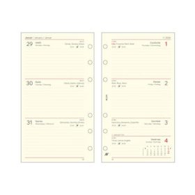   SATURNUS Kalendárium betét, tervező, heti, "M", SATURNUS, chamois 2026